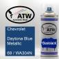 Preview: Chevrolet, Daytona Blue Metallic, 69 / WA304N: 400ml Sprühdose, von ATW Autoteile West.